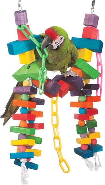 Super Bird Creations Rainbow Bridge Bird Toy, Large/X-Large slide 1 of 6