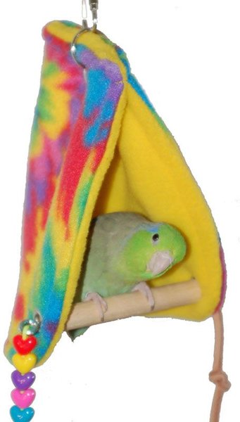 Super Bird Creations Peekaboo Perch Bird Tent, Color Varies, Small