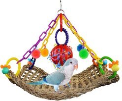 Super Bird Creations Flying Trapeze Bird Toy, Medium
