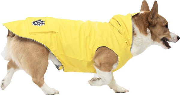 Canada Pooch Yellow Torrential Tracker Dog Raincoat, 14 slide 1 of 5