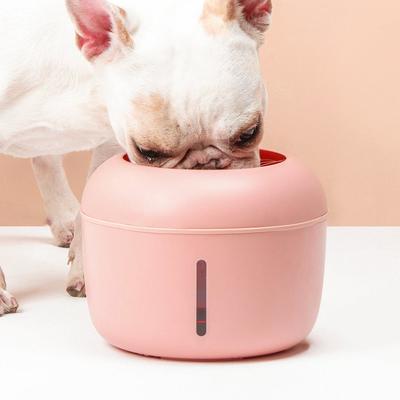Show full view: One for Pets Souffle Dog & Cat Fountain, Small: 2.5-L, Pink slide 3 of 9