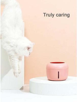 Show full view: One for Pets Souffle Dog & Cat Fountain, Small: 2.5-L, Pink slide 8 of 9