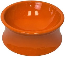 One for Pets Kurve Non-Skid Elevated Dog & Cat Bowl, Clementine, Medium: 26-oz