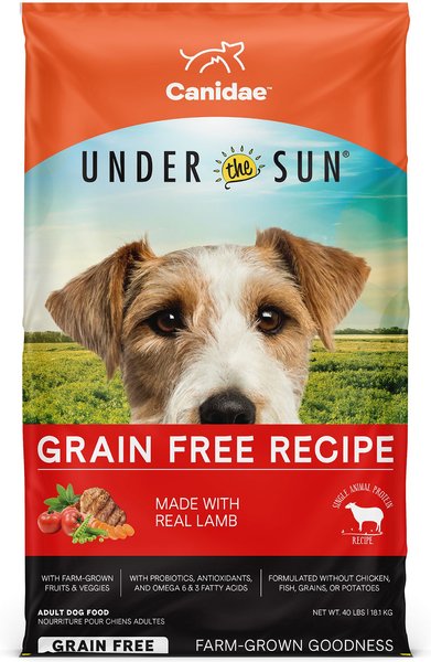 CANIDAE Under the Sun Grain-Free Lamb Recipe Adult Dry Dog Food, 40-lb bag slide 1 of 9