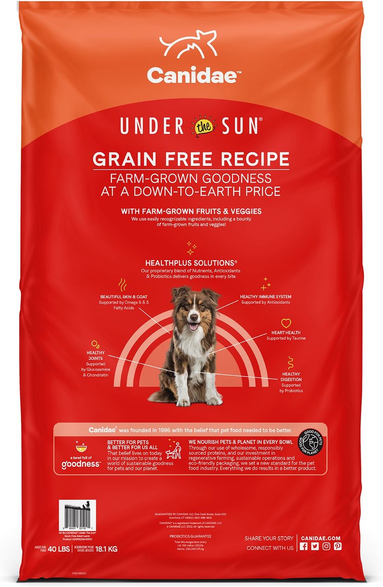 Canidae under the hot sale sun cat food