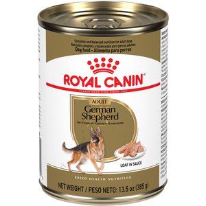 Royal Canin Breed Health Nutrition German Shepherd Adult Loaf in Sauce Canned Dog Food, 13.5-oz, case of 12