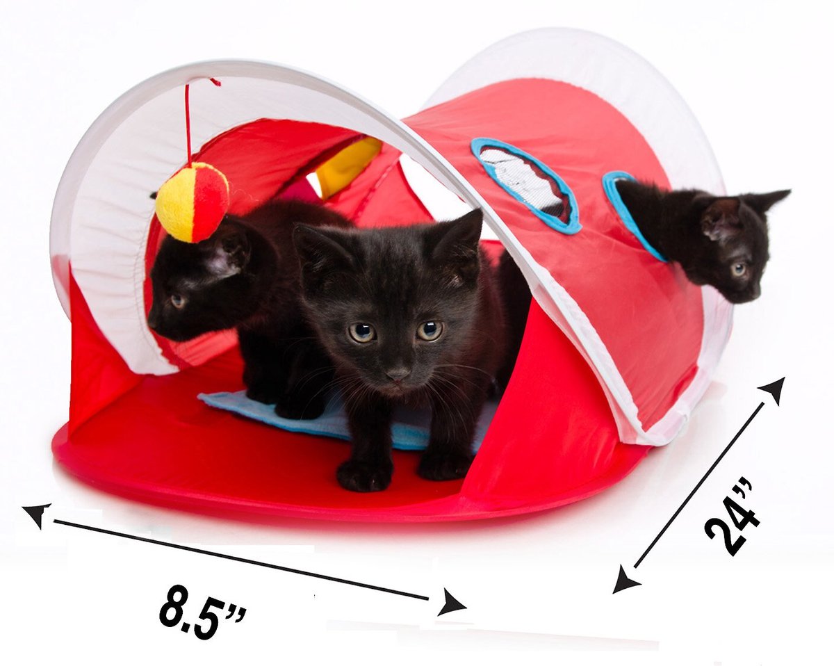 Just for cats hide and play activity tent sale