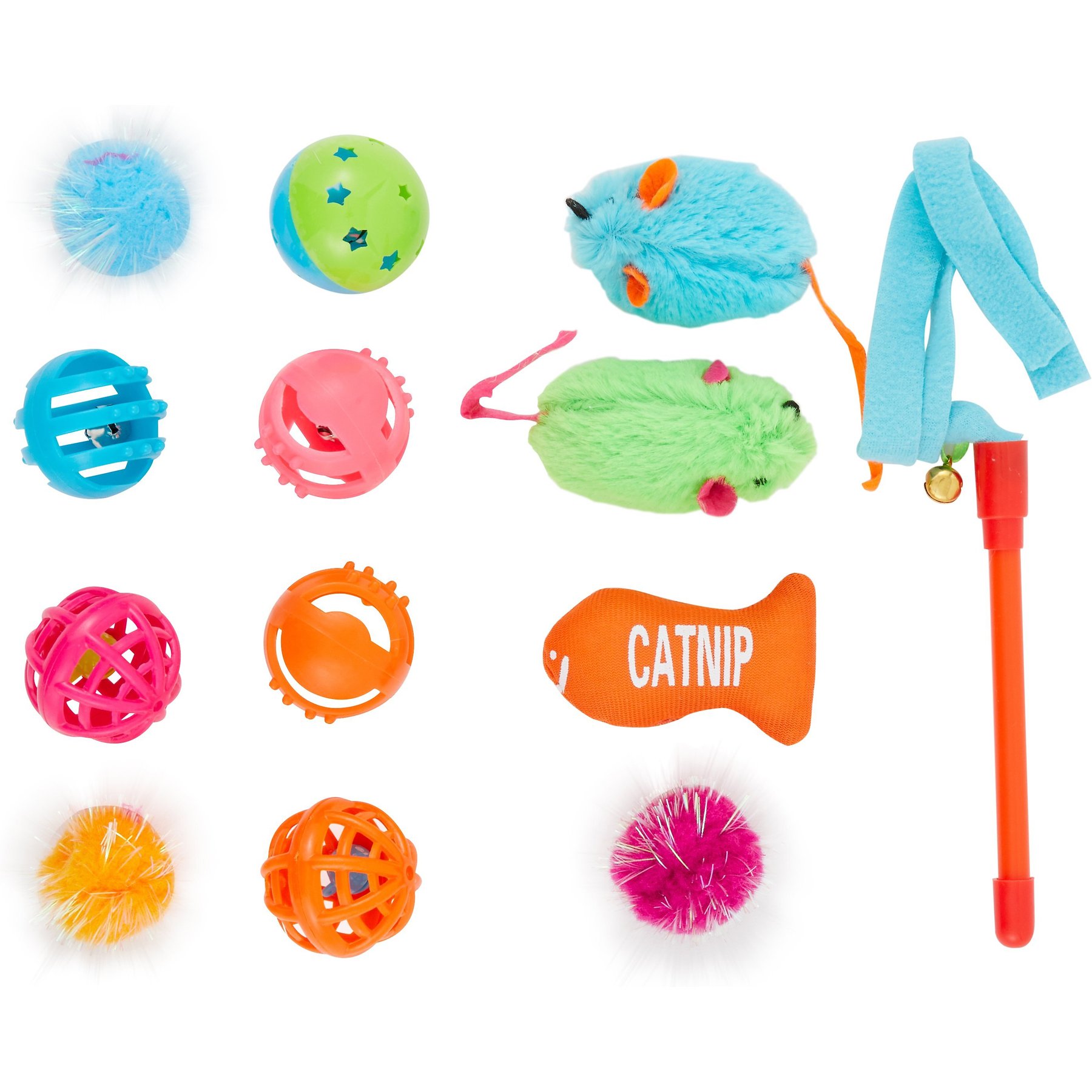 Just For Cats Toy, Variety Pack - 13 toys