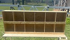 Zylina Best Rest 12 Bay Bird Nesting Box, 68 x 13 x 25-in