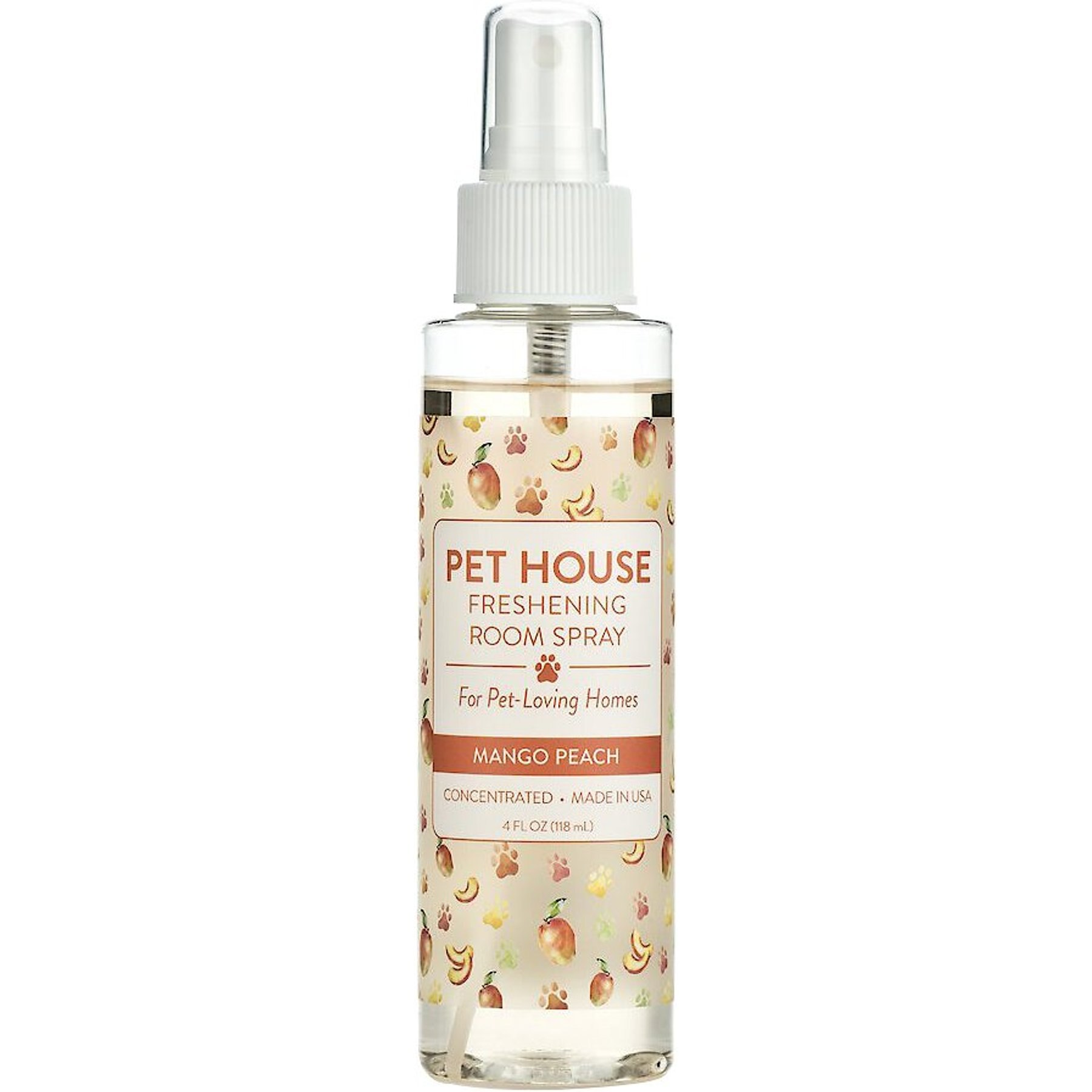 PET HOUSE Mango Peach Freshening Room Spray, 4oz spray