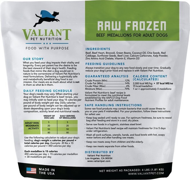 valiant pet nutrition