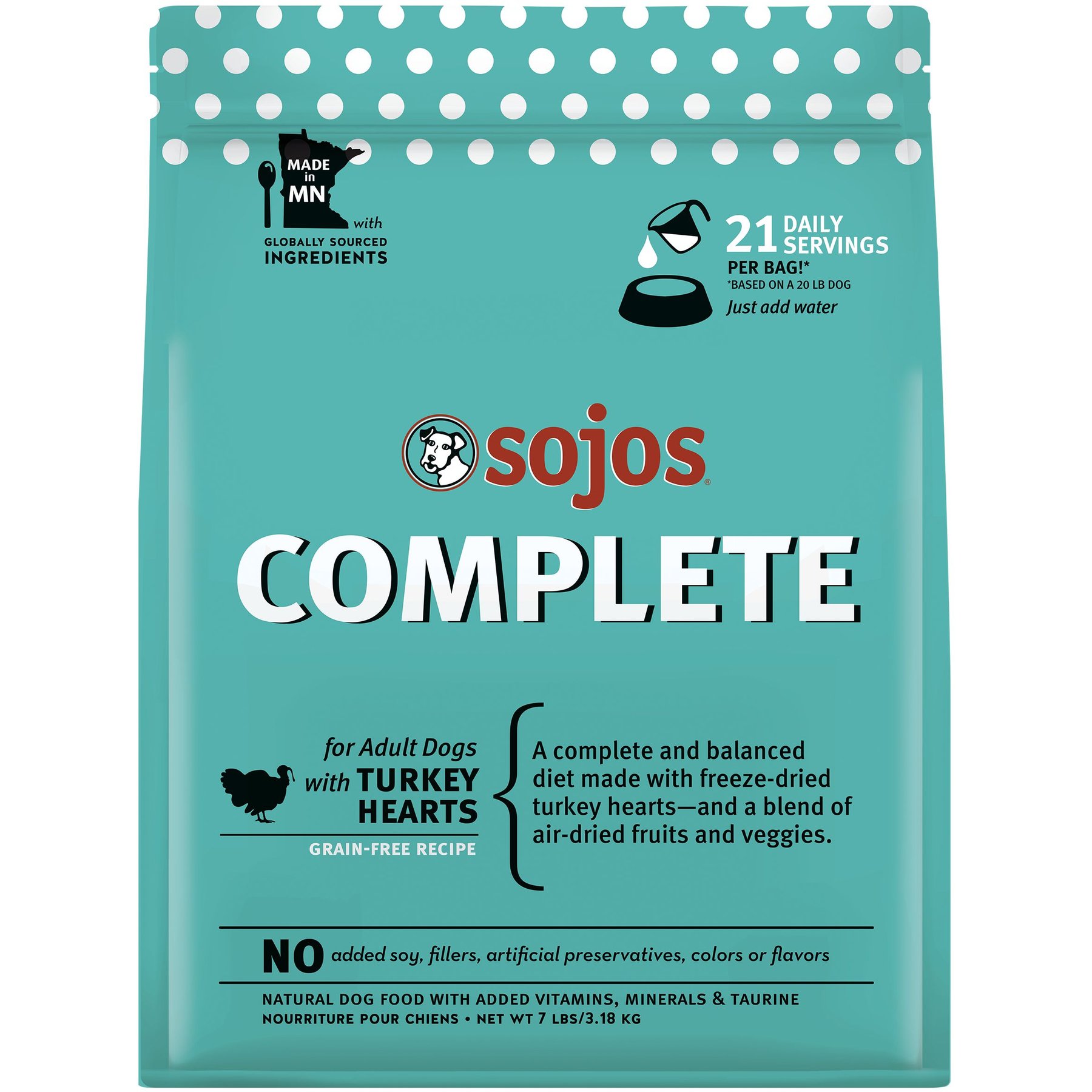 Sojos complete dog store food