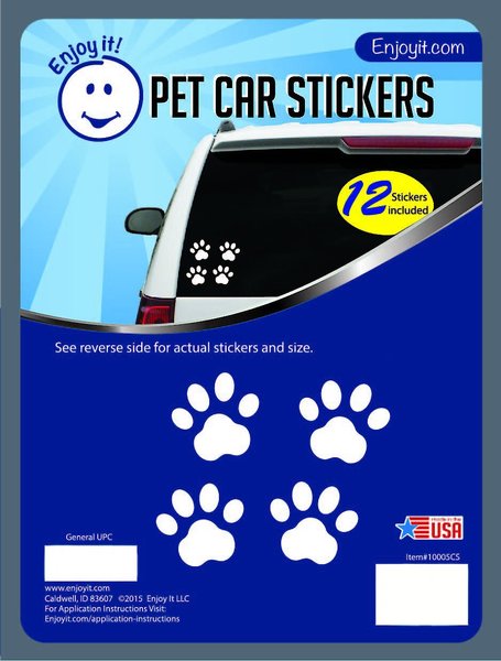 Enjoy It Assorted Pet Car Stickers