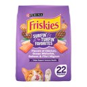Friskies Surfin' & Turfin' Favorites Dry Cat Food, 22-lb bag