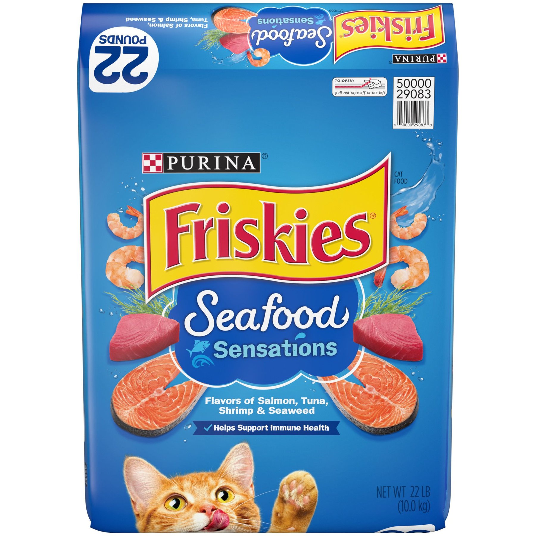 FRISKIES Seafood Sensations Dry Cat Food 22 lb bag Chewy