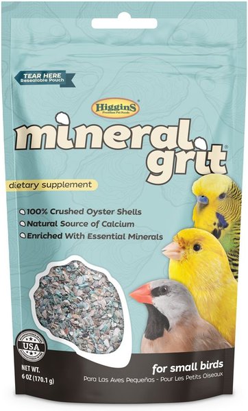 Higgins Mineral Grit Small Bird Supplement, 6-oz bag slide 1 of 5