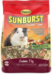 Higgins Sunburst Gourmet Blend Guinea Pig Food, 3-lb bag