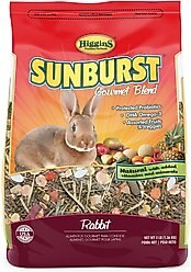 Higgins Sunburst Gourmet Blend Rabbit Food, 3-lb bag