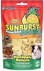 Higgins Sunburst Freeze-Dried Fruit Pineapple Banana Small Animal Treats, .5-oz bag