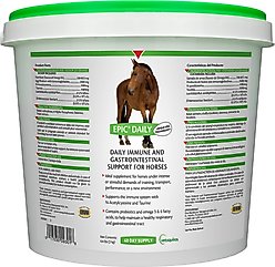 Equistro Epic Daily Immune Support Powder Horse Supplement, 4.4-lb bucket