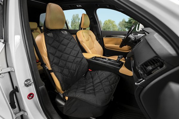 PLUSH PAWS PRODUCTS Quilted Co-Pilot Bucket Car Seat Cover, Black ...