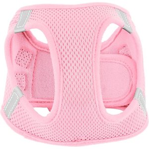 Frisco Small Breed Soft Vest Step In Back Clip Dog Harness, Pink, 12 to 15-in chest