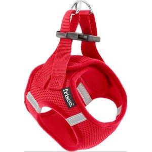 Frisco Small Breed Soft Vest Step In Back Clip Dog Harness, Red, 12 to 15-in chest