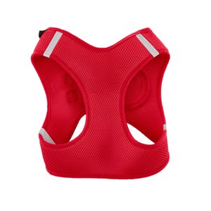 Frisco Small Breed Soft Vest Step In Back Clip Dog Harness, Red, 21 to 23-in chest