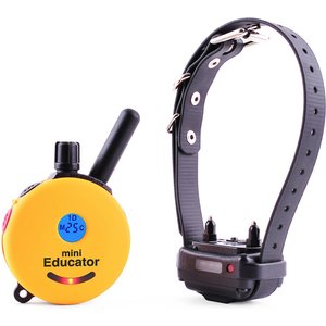 Educator By E-Collar Technologies Mini 1/2 Mile Range Remote Waterproof Dog Training Collar, 1 collar