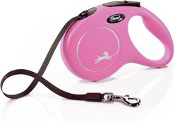 Flexi Classic Nylon Tape Retractable Dog Leash, Pink, Medium: 16-ft long slide 1 of 6