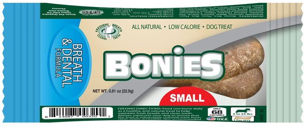 BONIES Breath & Dental Formula Small Dental Dog Treat, 1 count slide 1 of 2