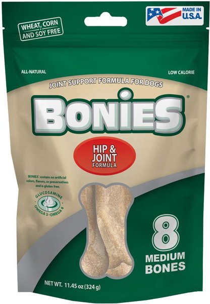 BONIES Hip & Joint Formula Medium Dog Treats, 8 count slide 1 of 3