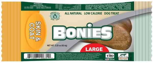 BONIES Skin & Coat Formula Large Dog Treats, 1 count slide 1 of 3