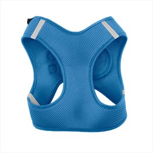 Frisco Small Breed Soft Vest Step In Back Clip Dog Harness, Blue, 21 to 23-in chest