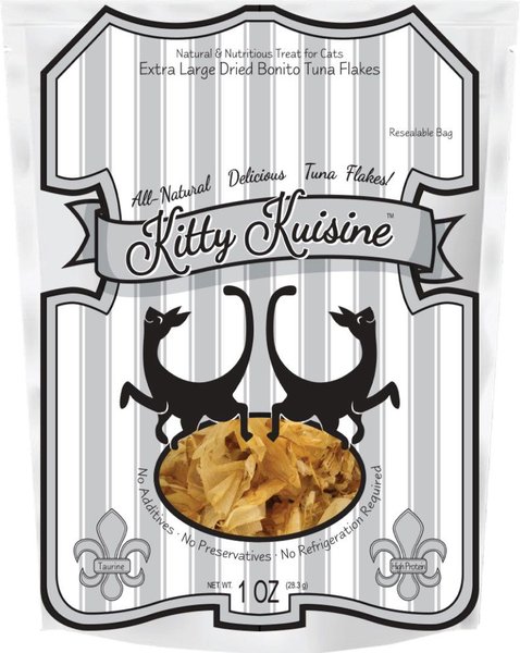 Kitty Kuisine Dried Bonito Tuna Flakes Cat Treat, 1-oz bag slide 1 of 8