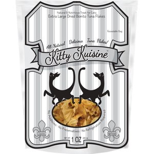 Kitty Kuisine Dried Bonito Tuna Flakes Cat Treat, 1-oz bag