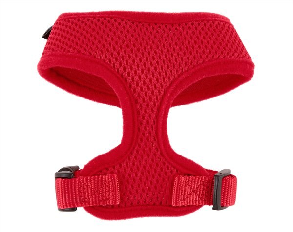 Frisco Small & Medium Breed Soft Mesh Back Clip Dog Harness, Red, 9 to 12-in chest slide 1 of 5