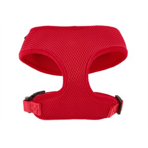 Frisco Over-The-Head Small & Medium Breed Soft Mesh Back Clip Dog Harness, Red, Medium: 14 to 18.5-in chest
