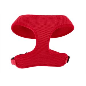 Frisco Over-The-Head Small & Medium Breed Soft Mesh Back Clip Dog Harness, Red, Large: 18.5 to 24-in chest