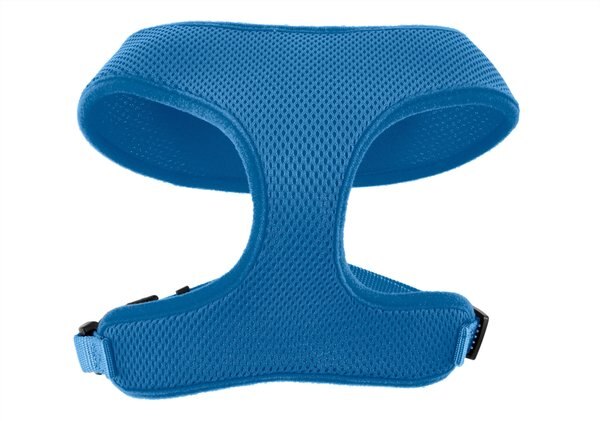 Frisco Small & Medium Breed Soft Mesh Back Clip Dog Harness, Blue, 18.5 to 24-in chest slide 1 of 5