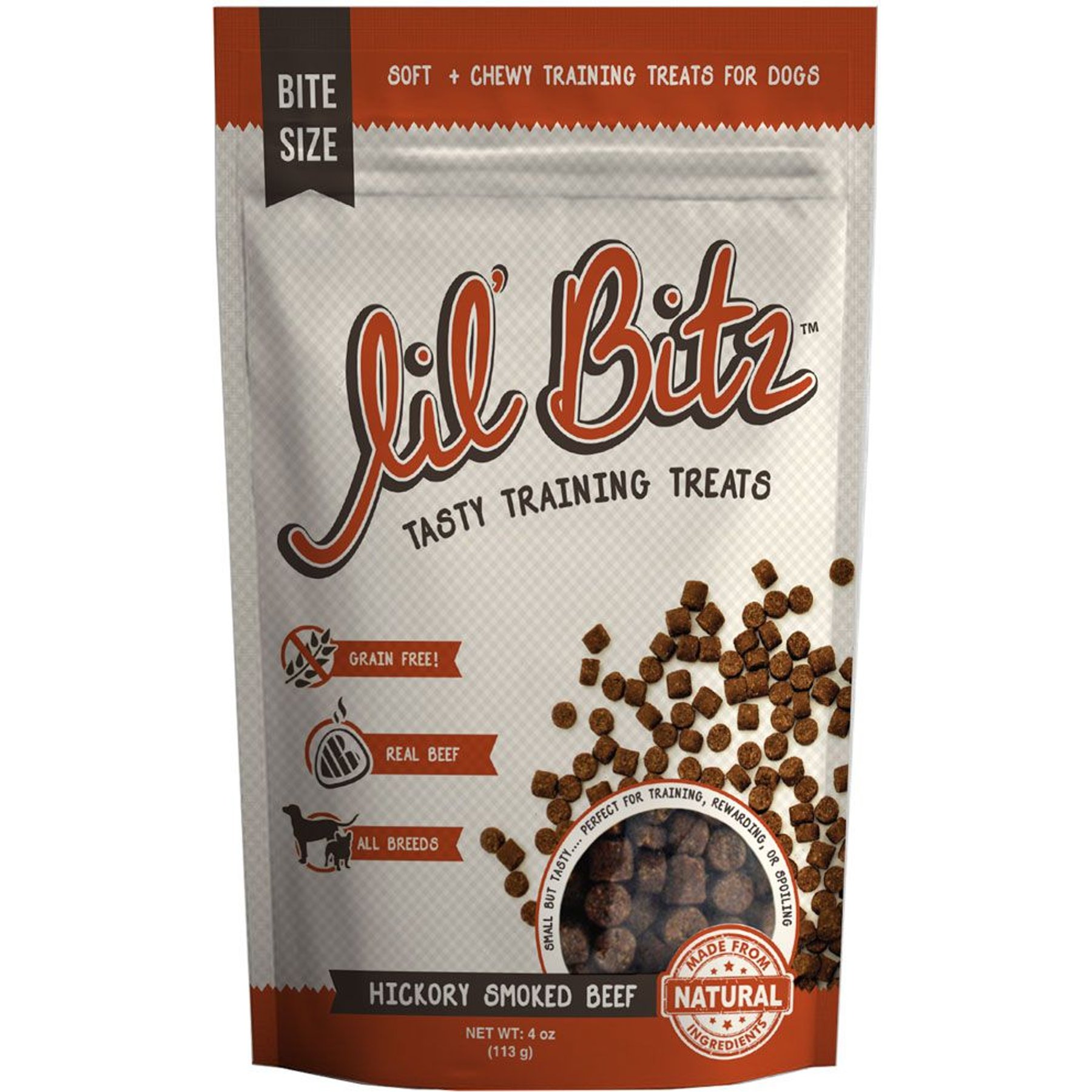 Nutro Moist-N-Chewy Bites Hickory Smoked BBQ Dog Treats