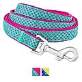 Frisco Patterned Nylon Dog Leash, Pink Polka Dot, Medium: 6-ft long, 3/4-in wide