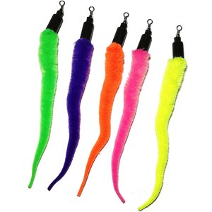 Pet Fit For Life 5 Piece Squiggly Worm Replacement Pack for Wand Cat Toy