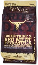 PetKind Tripe Dry Grain-Free Red Meat & Green Tripe Formula Dry Dog Food, 25-lb bag