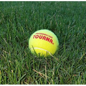 Tourna Pressureless Tennis Balls Dog Toy, 18 count