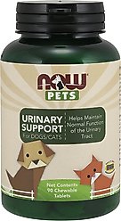 NOW Pets Urinary Support Dog & Cat Supplement, 90 count