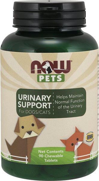 NOW Pets Urinary Support Dog & Cat Supplement, 90 count slide 1 of 3