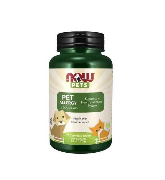 NOW Pets Pet Allergy Dog & Cat Supplement