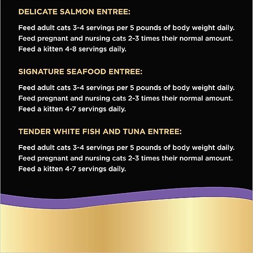 Sheba Perfect Portions Seafood Pate Variety Pack Grain-Free Adult Wet Cat Food Trays, 2.6-oz, case of 24 twin-packs