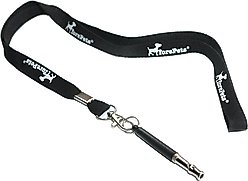 forePets Professional WhistCall Bark Control & Obedience Training Dog Whistle with Lanyard, Black slide 1 of 5